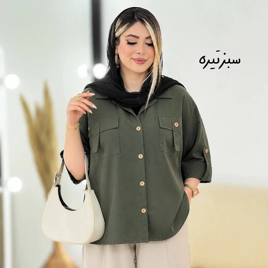 شومیز تابستونی جیب بندی