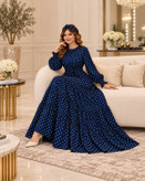پیراهن بلند خال خالی
