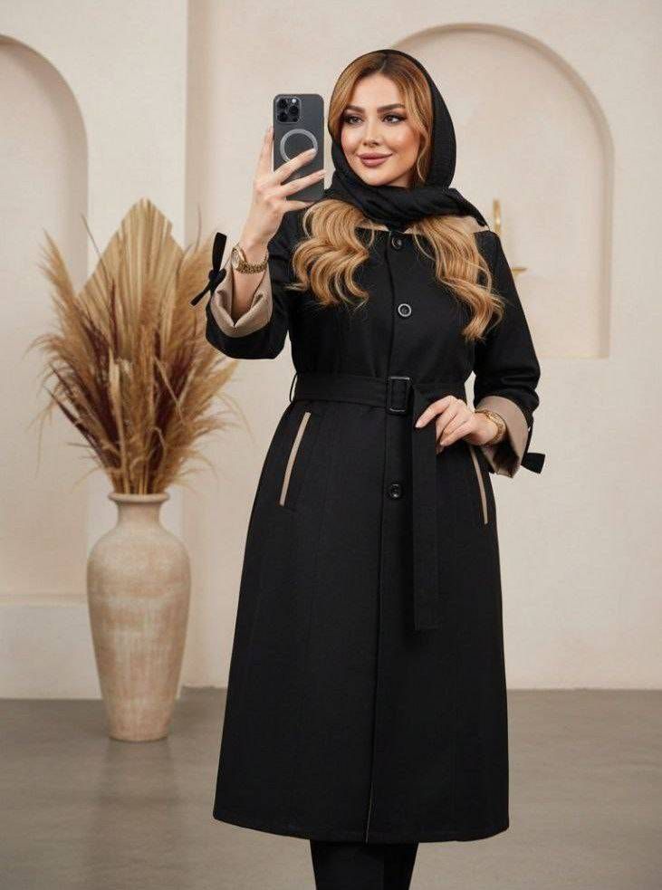 بارونی کلاهدار خانومانه
